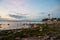 Lighthouse on the beach of Finnish golf