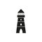 Lighthouse black icon