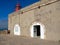 Lighthouse building in Nazare in Portugal