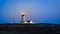 Lighthouse Cabo Espichel in Sesimbra, Portugal at night time