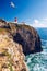 Lighthouse of Cabo Sao Vicente, Sagres, Portugal. Farol do Cabo Sao Vicente built in october 1851 Cabo de Sao Vicente is the