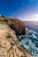 Lighthouse of Cabo Sao Vicente, Sagres, Portugal. Farol do Cabo Sao Vicente built in october 1851 Cabo de Sao Vicente is the