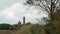 Lighthouse of Cape Arkona at Putgarten. Fields and meadow around. Autumn leave. Baltic sea coast. (Mecklenburg-Vorpommern, Ge