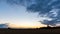 Lighthouse at cape arkona at sunset