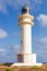 Lighthouse in cape Barbaria in Formentera Spain