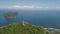 Lighthouse in cape engano . Philippines, Palau island.