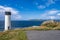 Lighthouse at Cape Laxe on the coast of death, Galicia in Spain