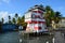 Lighthouse on carenero island Bocas del Toro panama