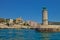 Lighthouse in Cassis. Provence, France