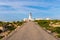 The lighthouse of Cavalleria Menorca island. Baleares, Spain