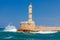 Lighthouse in Chania. Greece.