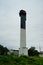 Lighthouse close to Fort Moultrie in Charleston, South Carolina