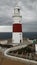lighthouse on the coast, Europa point, Gibraltar