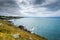 Lighthouse and coast landscape in Brittany, France