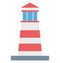 Lighthouse Color Illustration Vector Icon