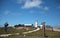 Lighthouse communication tower on the small Mexican island of Isla Mujeres (island of the women)