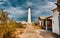 Lighthouse on Culatra Island in Ria Formosa, Portugal