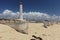 Lighthouse on Culatra Island in Ria Formosa, Portugal