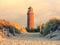 Lighthouse at the Darsser Ort with Natureum near Prerow Fischland-Darss-Zingst