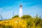 Lighthouse Dornbusch on the island Hiddensee, Ostsee, Germany