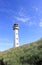 Lighthouse in Egmond aan Zee. North Sea, the Netherlands.