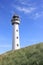 Lighthouse in Egmond aan Zee. North Sea, the Netherlands.