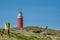 Lighthouse `Eierland` near the Cocksdorp in the north of the Wadden Island Texel, Holland