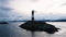 Lighthouse At The End Of The World, In Ushuaia, Beagle Channel, Argentina.