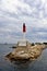 Lighthouse entrance to the port of Bandol