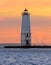 Lighthouse at Frankfort, Michigan