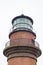 Lighthouse Gay Head Martha`s Vineyard with rain showers