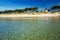 Lighthouse Gellen on lonely beach