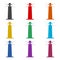 Lighthouse graphic icon. Set icons colorful