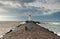 Lighthouse of Grau d`Agde, in winter, in HÃ©rault, in Occitanie, in France