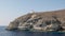 Lighthouse on a greek island in the mediterranean sea