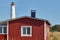 Lighthouse at Hailuoto island. Marjaniemi beach. Finland coastline. Travel