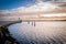 the lighthouse in the harbor of Luebeck Travemuende