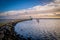 the lighthouse in the harbor of Luebeck Travemuende