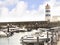 The Lighthouse on the Harbour at Cascais in Estoril near Lisbon Portugal