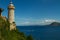 The lighthouse on the harbour of Portoferraio, Elba