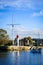 Lighthouse in Honfleur river, France