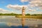 Lighthouse at the hunting lodge Moritzburg