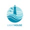 Lighthouse icon design