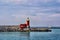 Lighthouse in Ischia island view