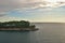 Lighthouse on the island of Daksa, Croatia