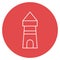 Lighthouse Isolated Vector icon which can easily modify or edit