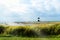 The lighthouse Kleiner PreuÃŸe near Wremen in the region Cuxhaven, Germany