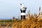 The lighthouse Kleiner PreuÃŸe near Wremen in the region Cuxhaven, Germany