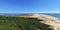 Lighthouse of La Coubre forest and sea beach view in Charente maritime in Atlantic coast in France