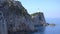 Lighthouse Lefkada Greece, Tourist Landmark Seascape, Aerial View Ships, Boats, Mediterranean Sea Greek Island